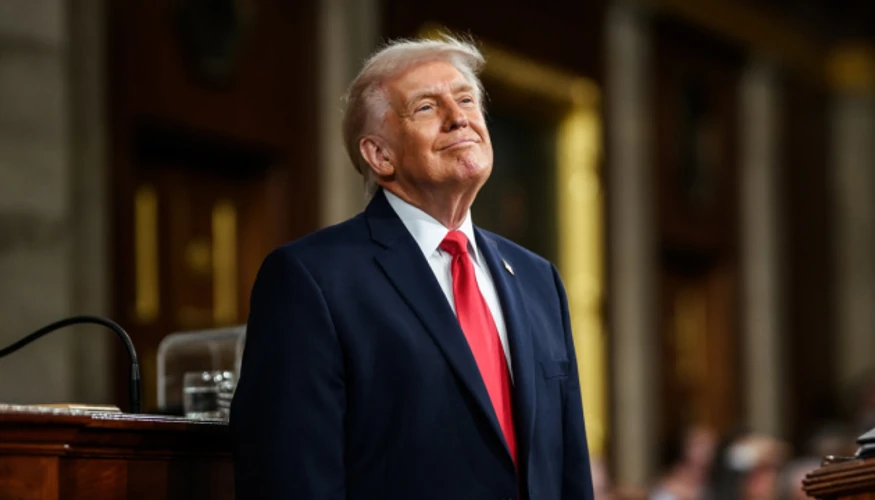Президент США Дональд Трамп на вечері з журналістами Білого дому