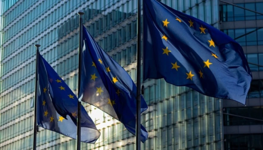 Ануар Ель Ануні під час брифінгу Європейської служби зовнішніх дій у Брюсселі
