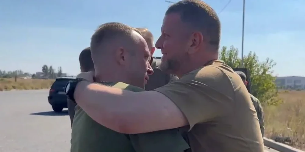 Фото Валерія Залужного та Михайла Драпатого з Telegram-допису Залужного