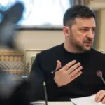 Президент України Володимир Зеленський під час інтерв'ю