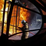 Наслідки влучання ворожих БпЛА на промислових підприємствах у Полтавській області (ілюстративне фото)