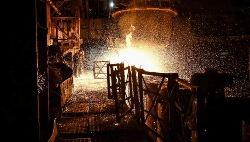 Виробничий процес на металургійному комбінаті «Запоріжсталь» (13 листопада 2024 року)